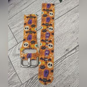 Halloween Theme Skulls Cats Bats  Smart Watchband 22mm